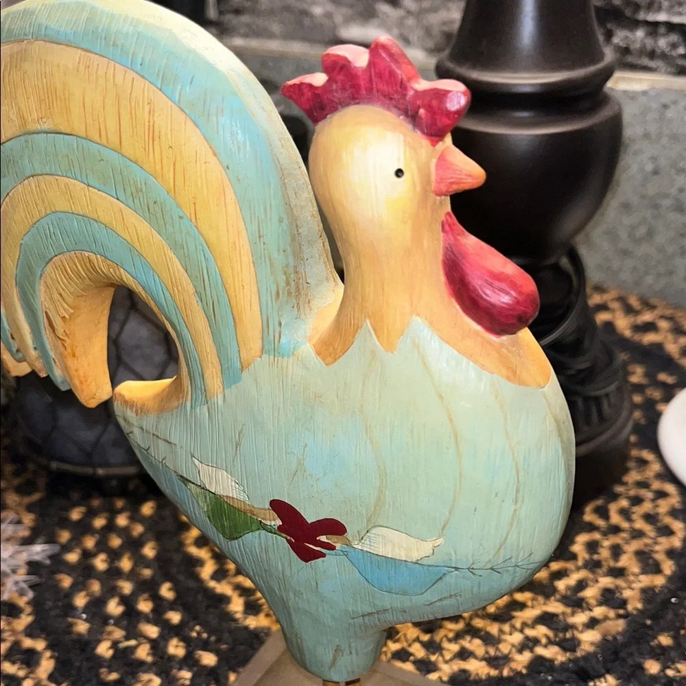Colorful RUSS Rooster Decor - Picture 9 of 11